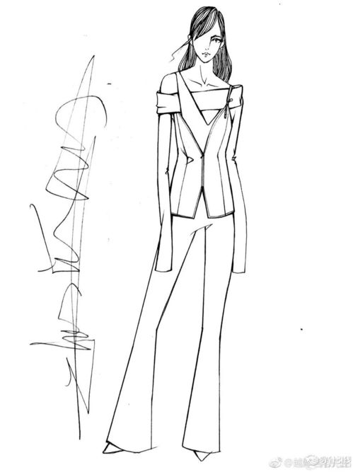 時裝手繪 | 服裝設計線稿教程篇 從零開始繪制專業(yè)級服裝設計線稿