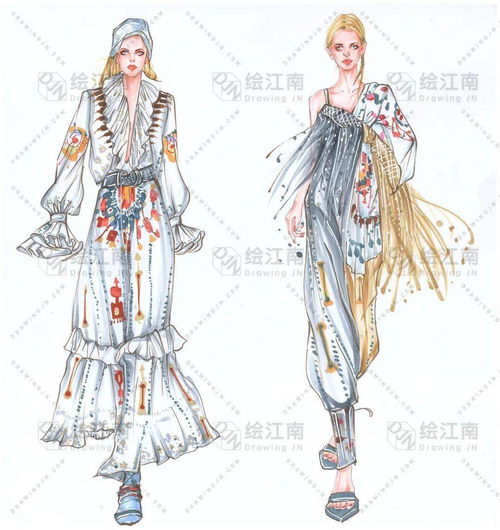 前輩足跡 繪江南——2020學年服裝設計手繪作業(yè)展，探索產(chǎn)品設計的詩意棲居